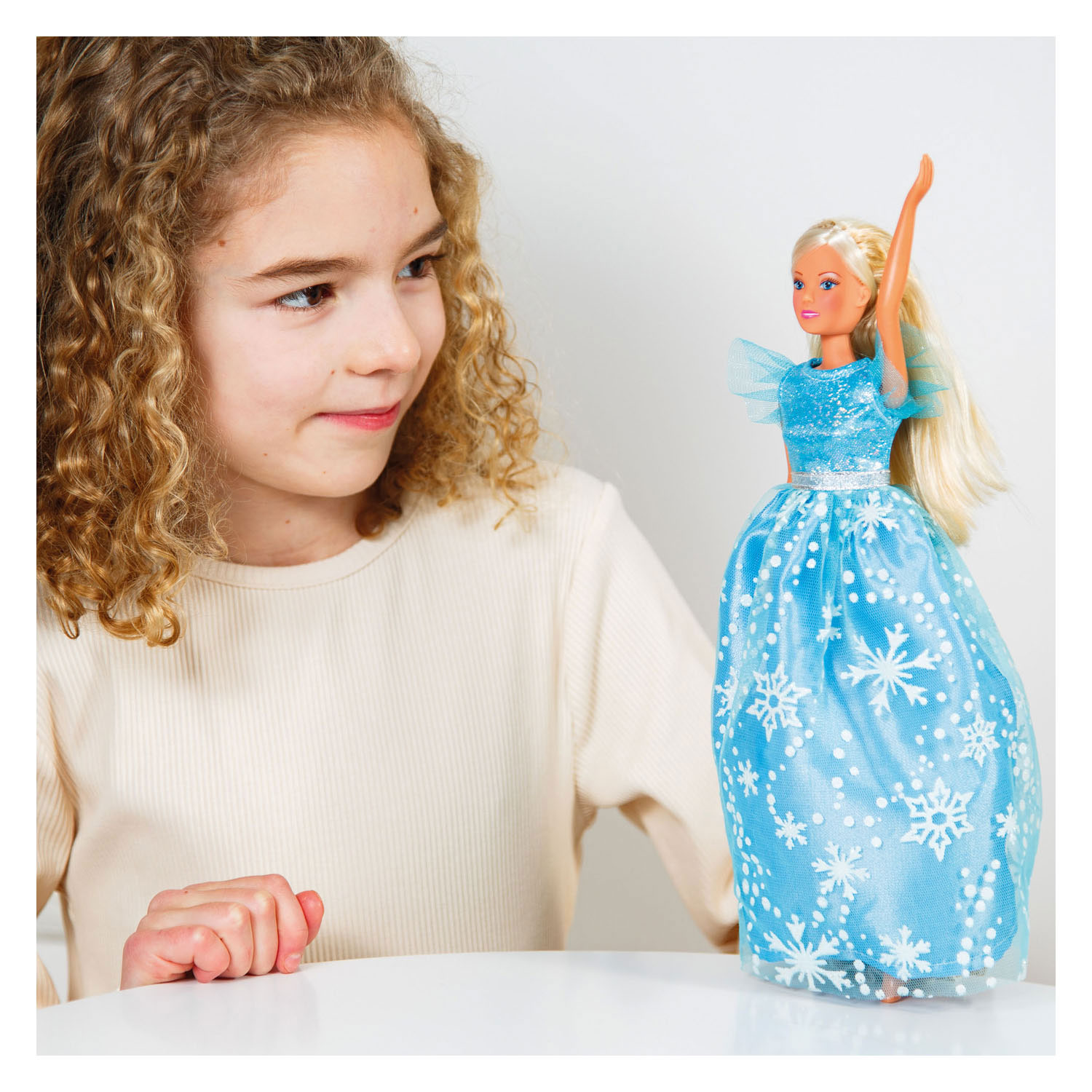 Tulejurk Ijsprinses voor Modepoppen - 29cm