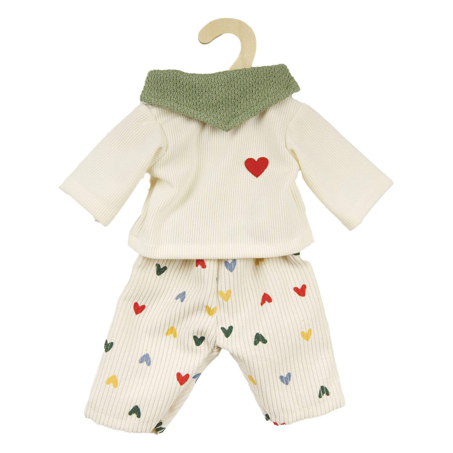 Jongens Babypop met Corduroy Outfit - 34cm