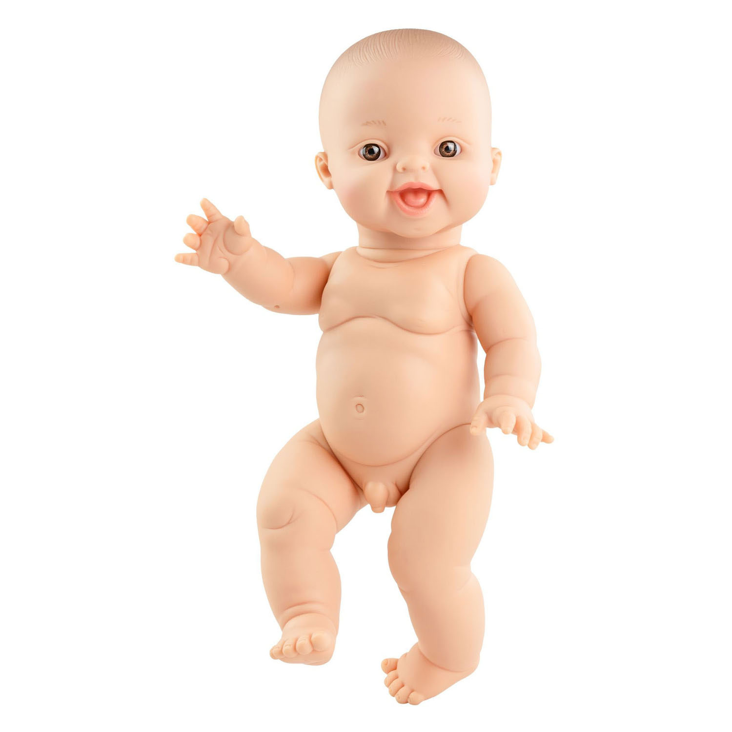 Jongens Babypop met Corduroy Outfit - 34cm