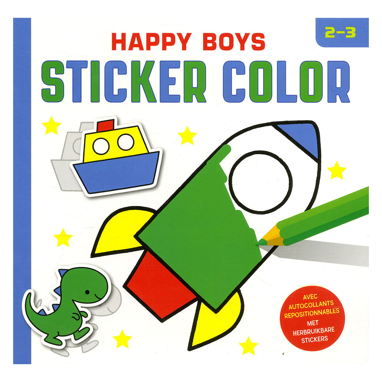 Happy Boys Sticker Color