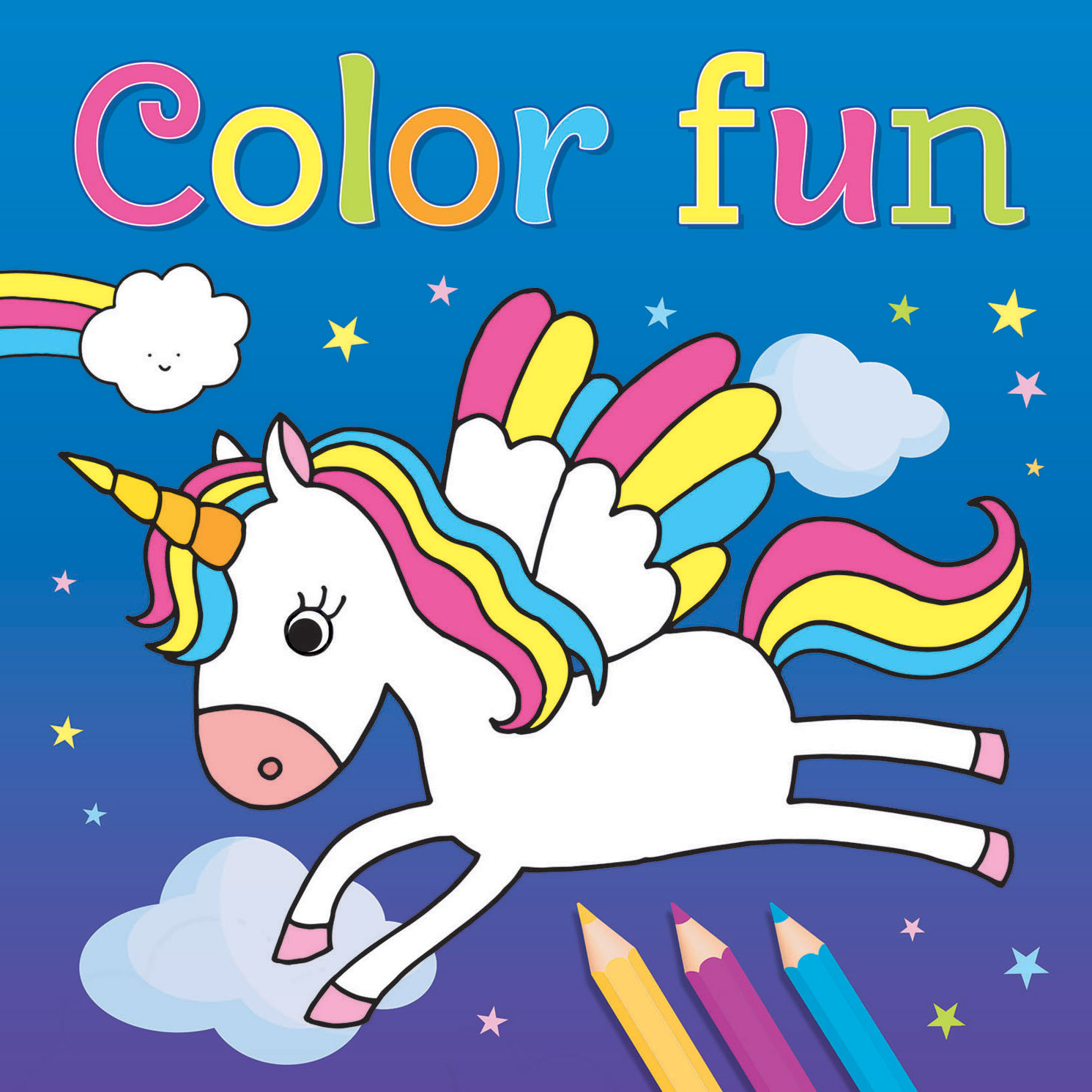 Livre de coloriage Color Fun Licornes