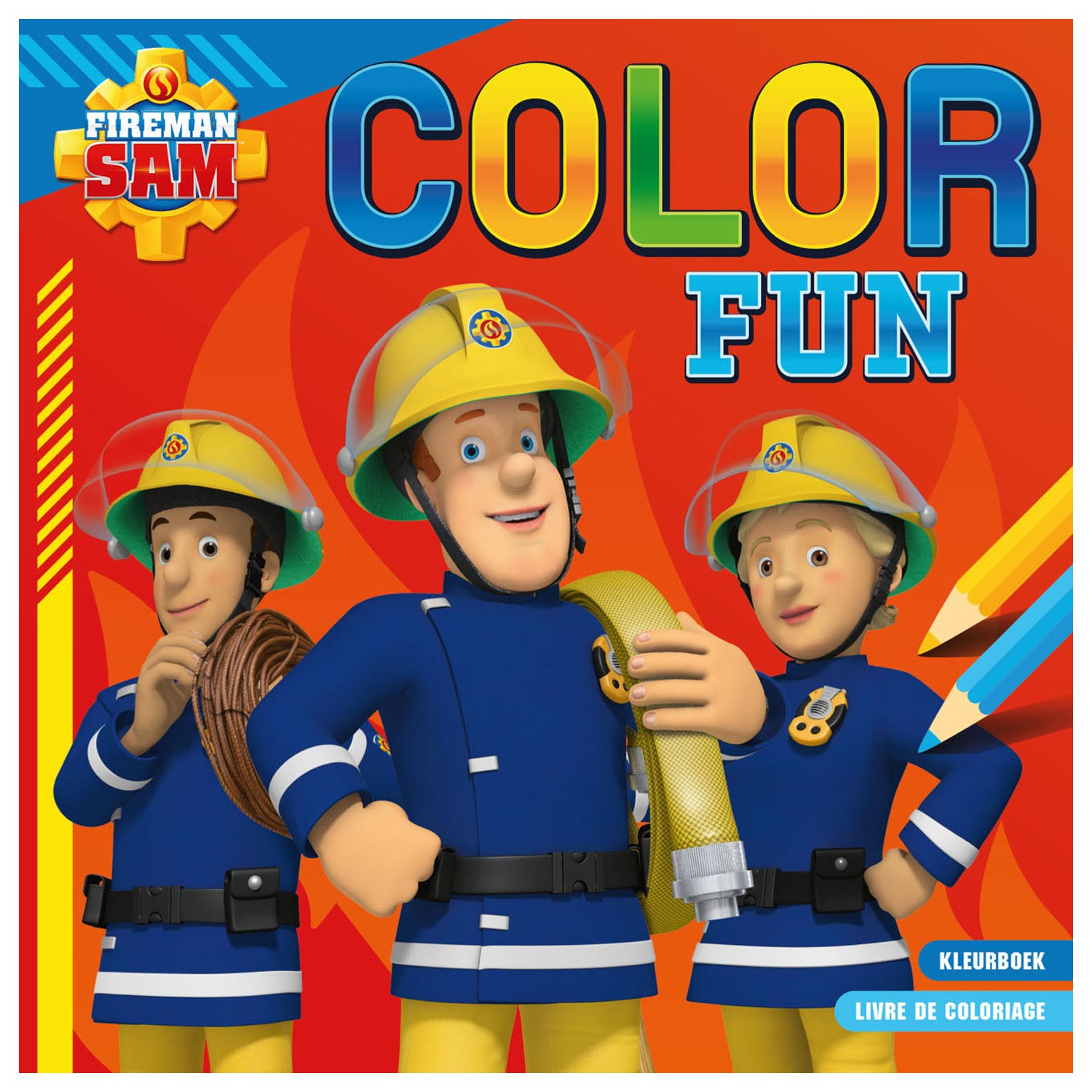 Brandweerman Sam Color Fun Kleurboek Lobbes Speelgoed