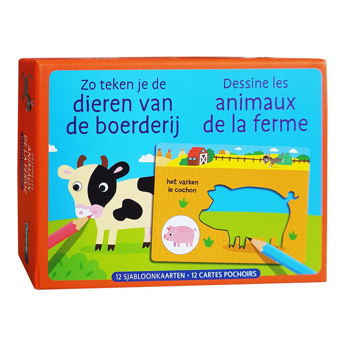Sjabloonkaarten - Zo teken je de Dieren van de Boerderij