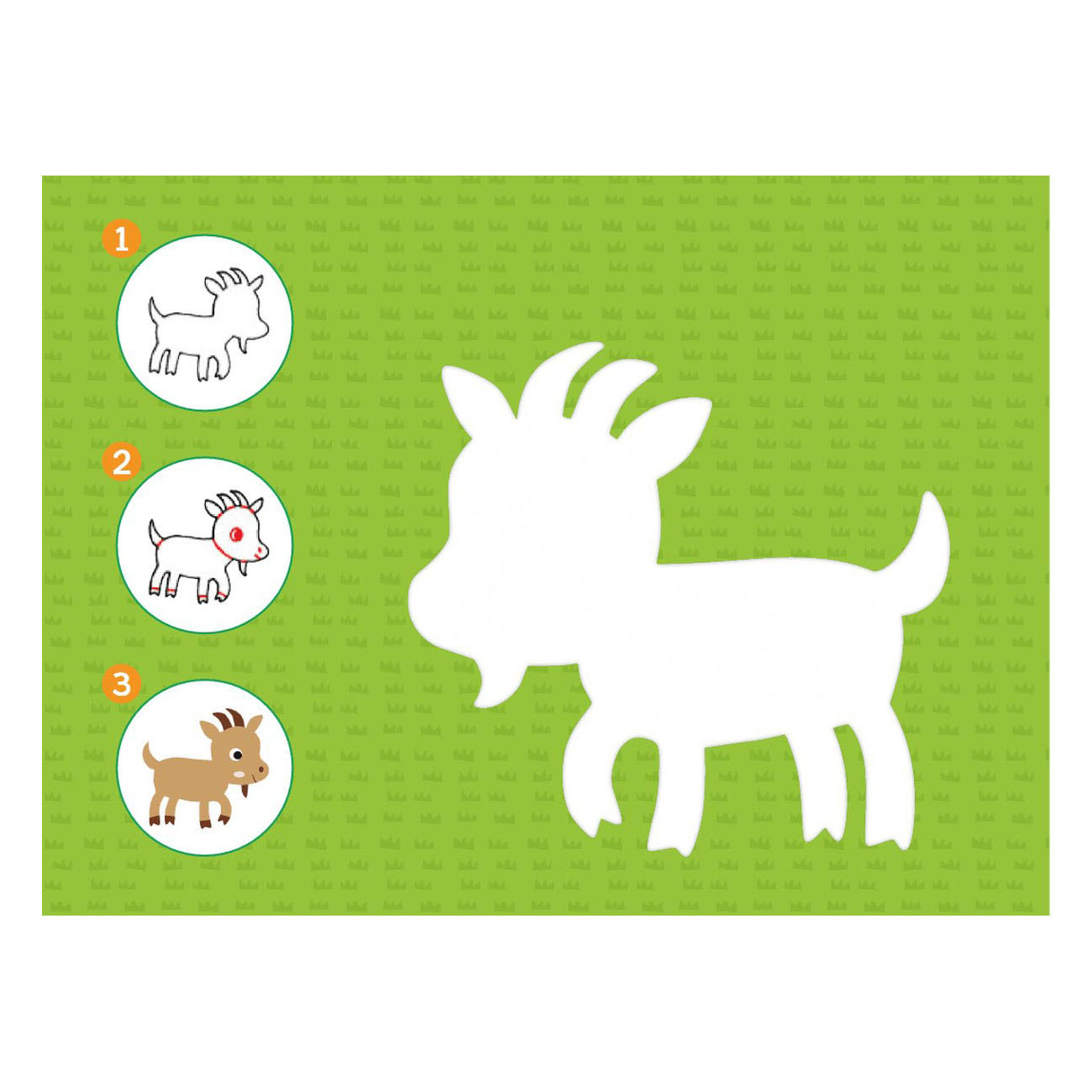 Sjabloonkaarten - Zo teken je de Dieren van de Boerderij