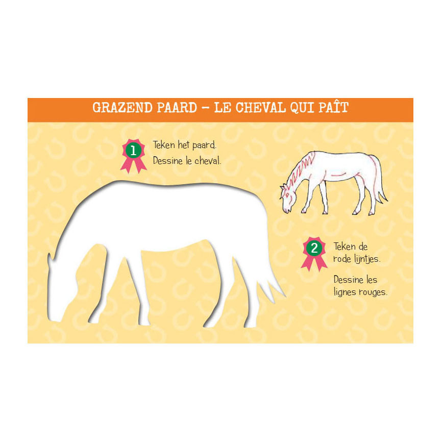 Sjabloonkaarten Zo teken je Paarden