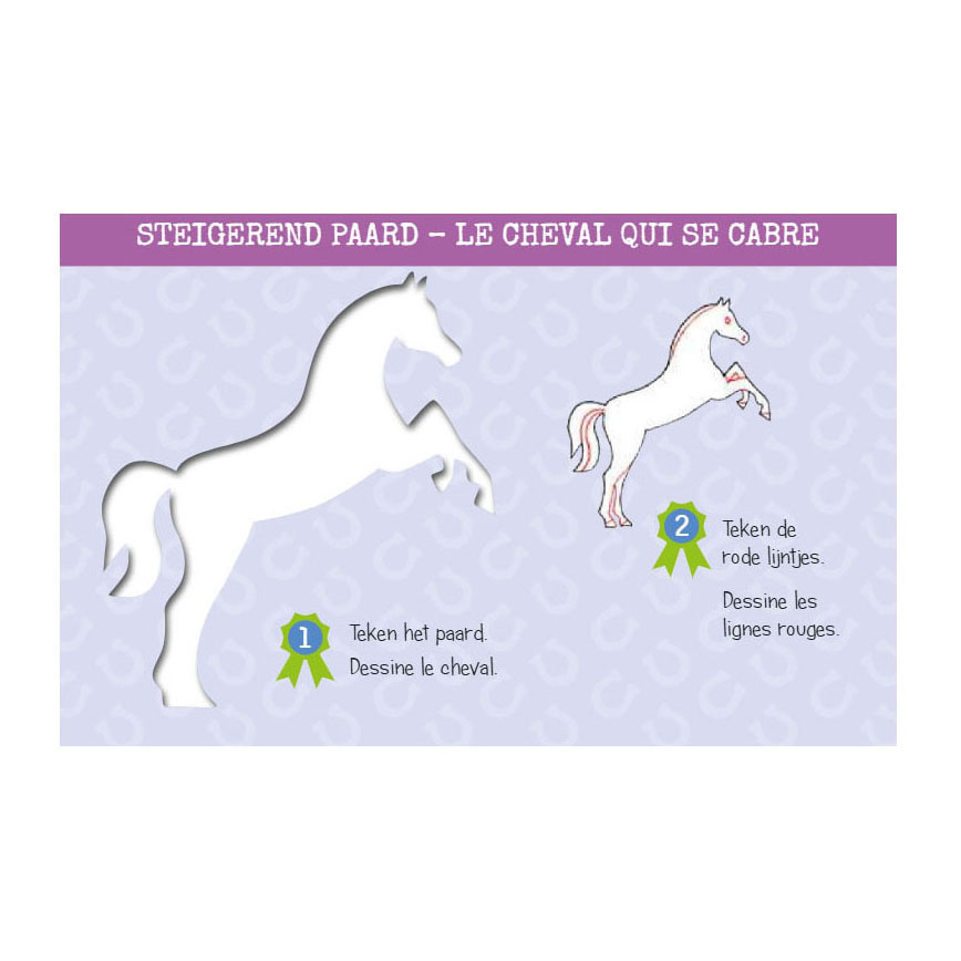 Sjabloonkaarten Zo teken je Paarden