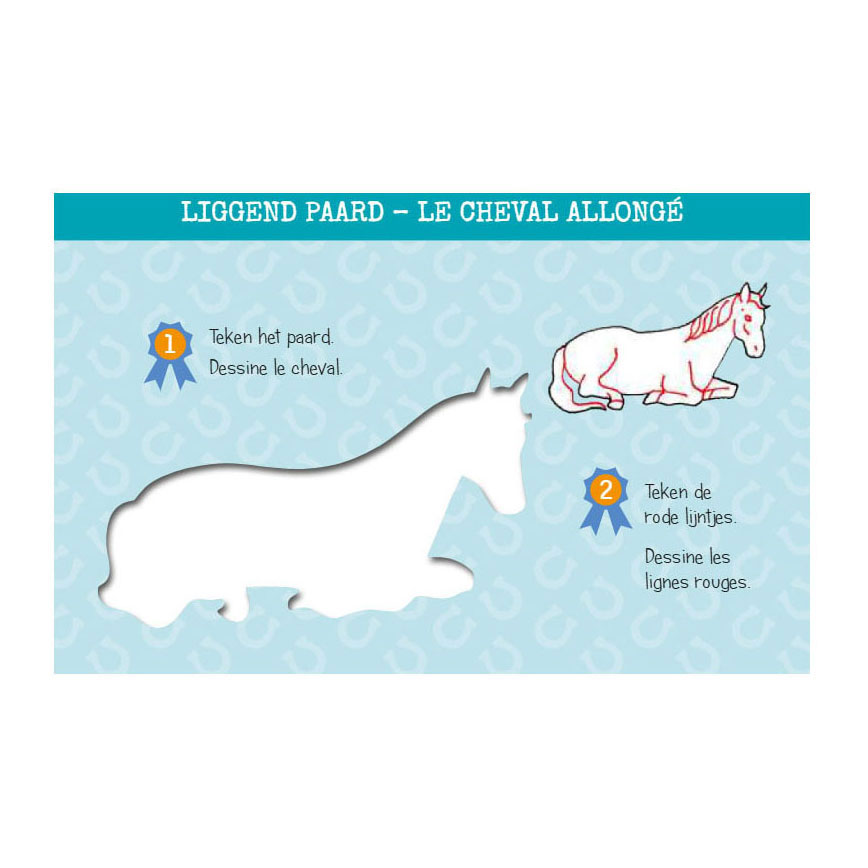 Sjabloonkaarten Zo teken je Paarden
