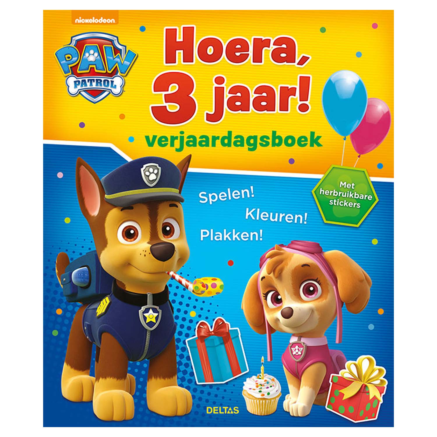 PAW Patrol Verjaardagsboek - Hoera, 3 jaar!