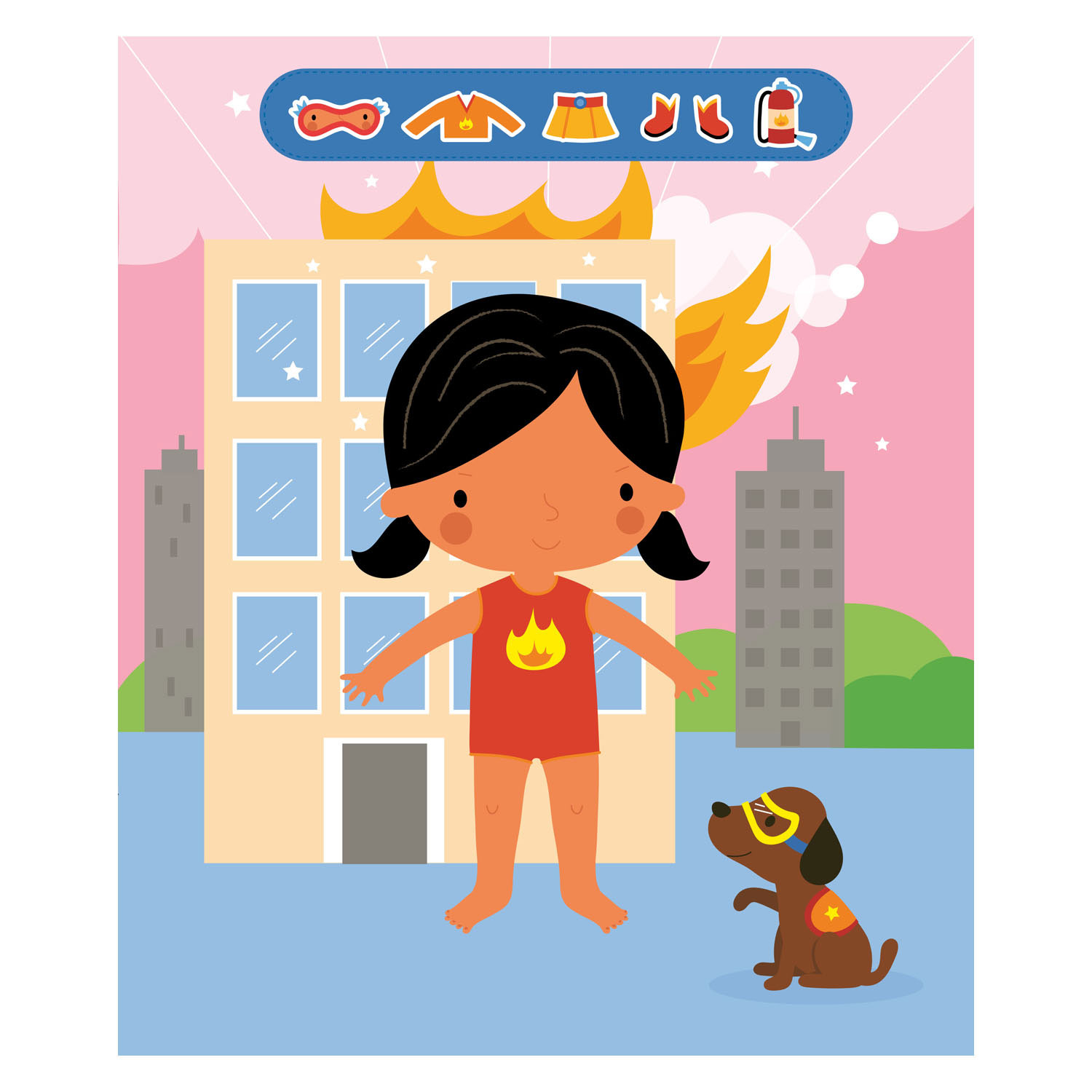 Super Girls Sticker Fun – Anziehpuppen-Stickerbuch
