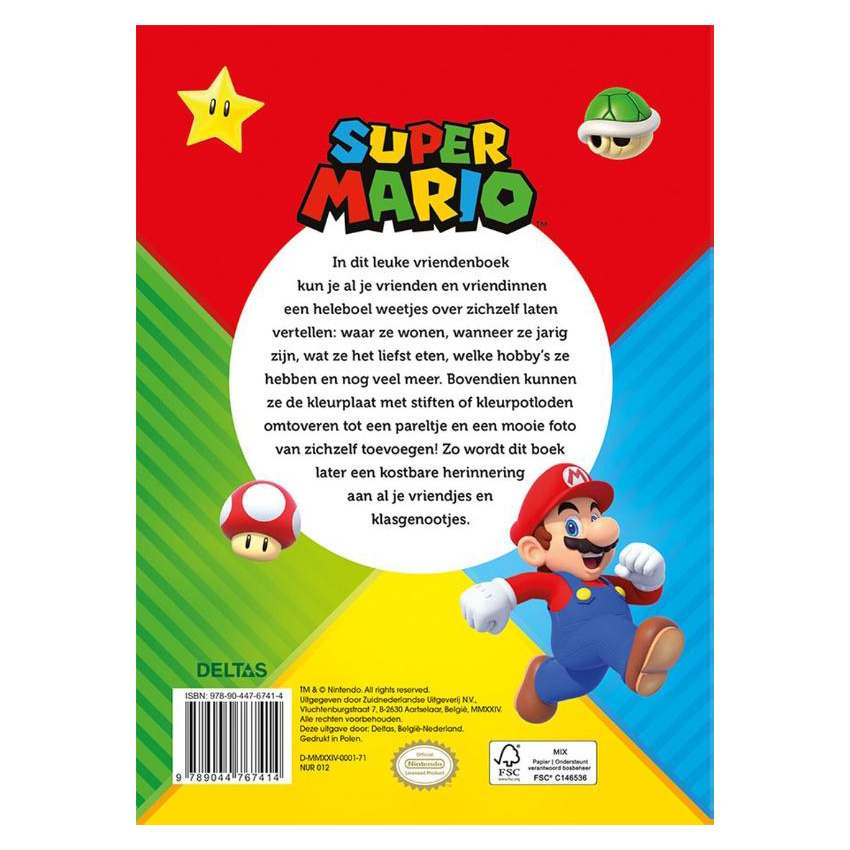 Livre d'amis Super Mario