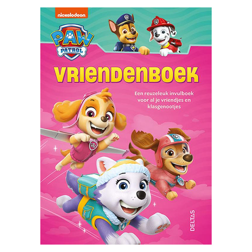 Nickelodeon PAW Patrol vriendenboek  Roze