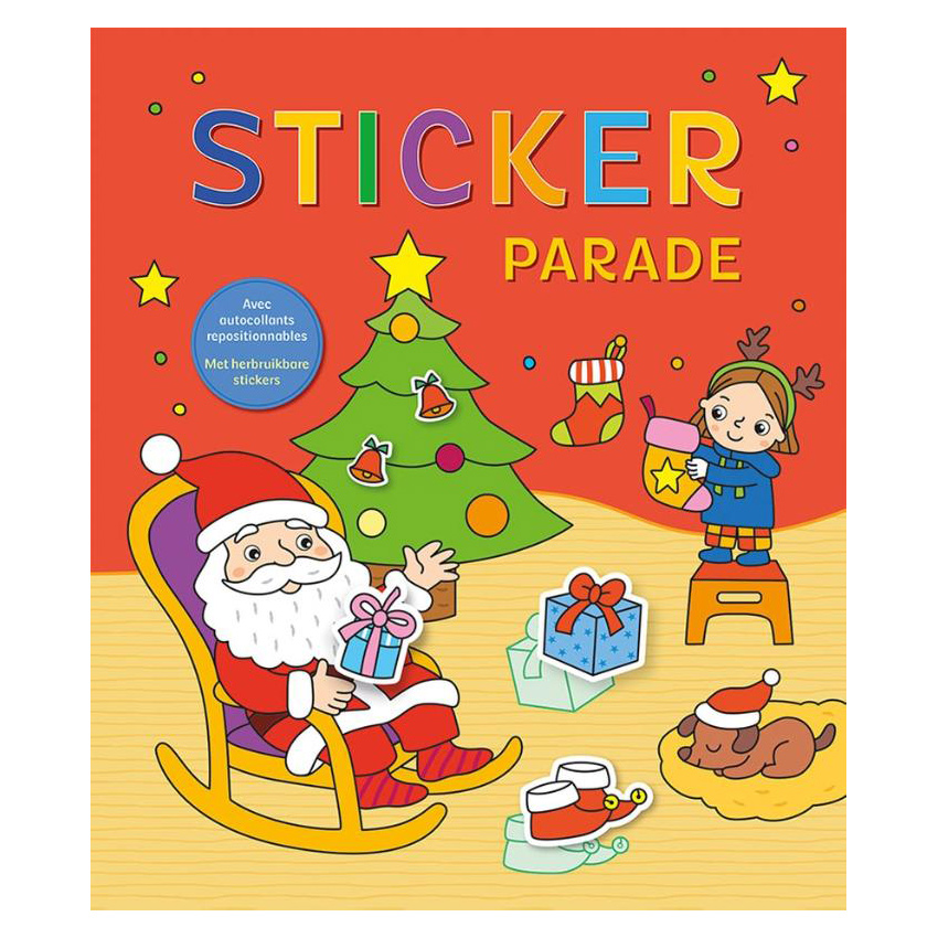 Kerstman Stickerboek Parade