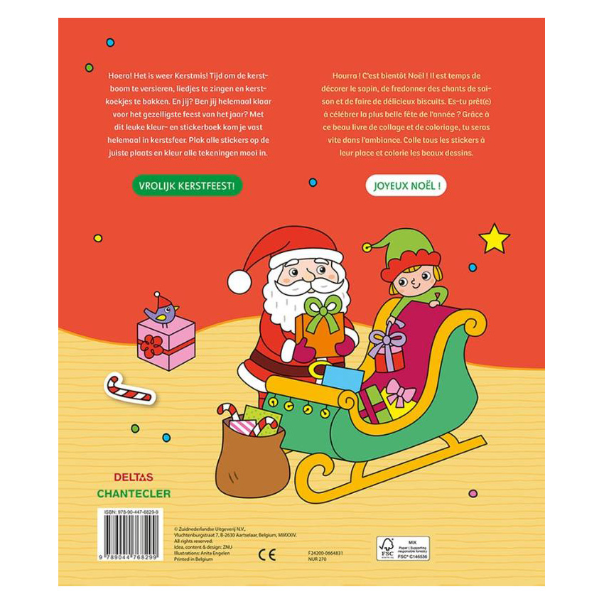 Kerstman Stickerboek Parade