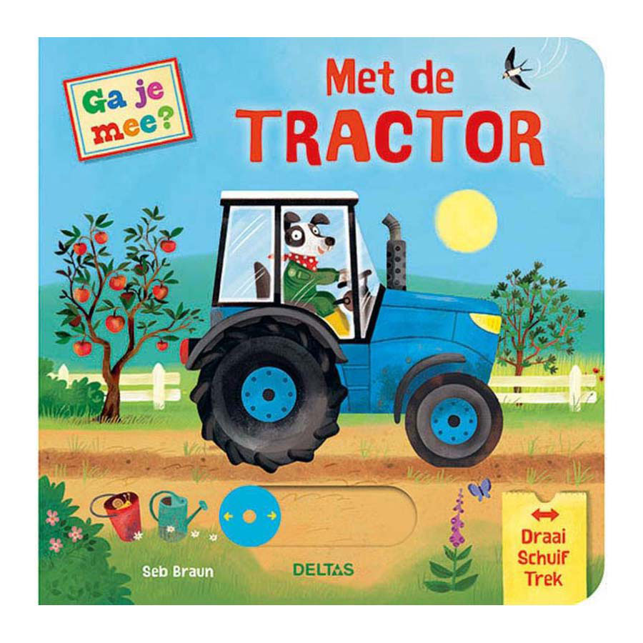 Ga je mee? Met de tractor Kartonboek