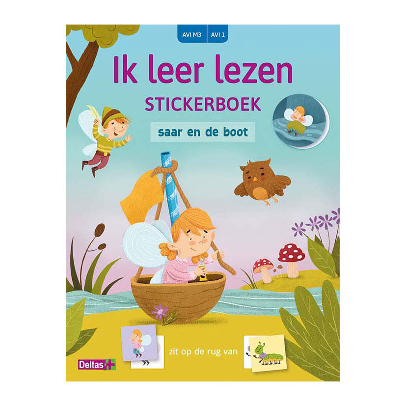 Ik leer lezen Stickerboek - Saar en de boot (AVI M3 / AVI 1)