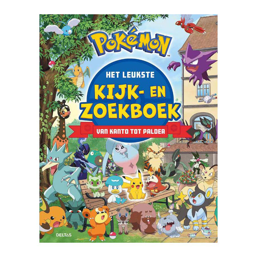 Pokémon Het leukste kijk- en zoekboek van Kanto to Paldea