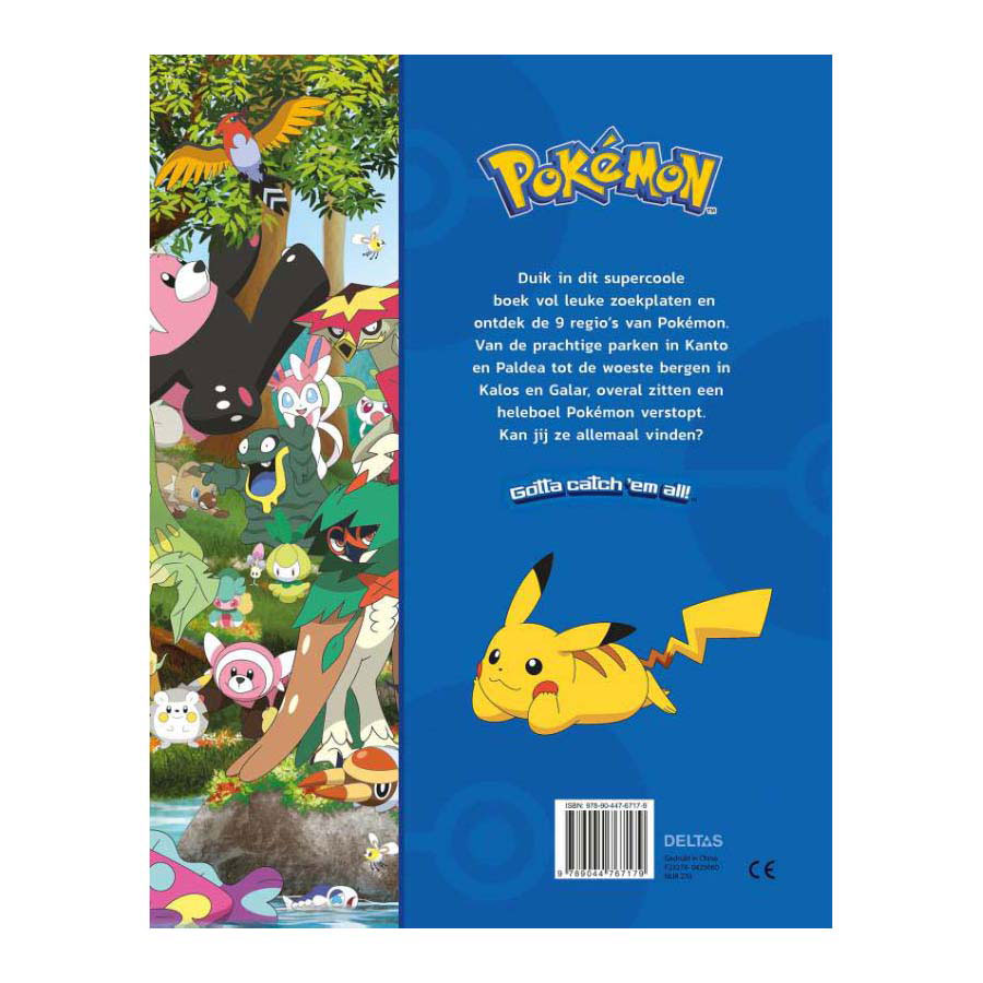 Pokémon Het leukste kijk- en zoekboek van Kanto to Paldea