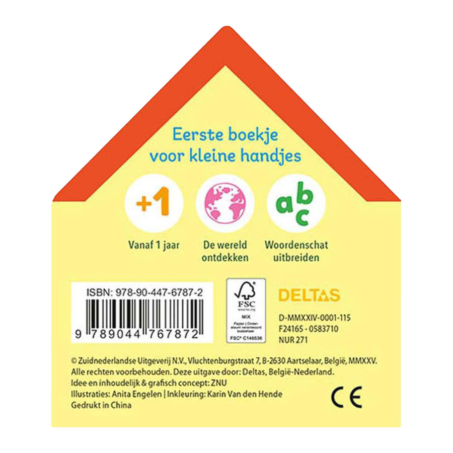 Kartonboekje Allereerste woordjes Mijn huis