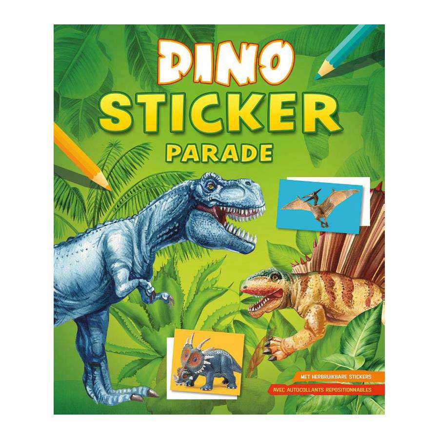 Défilé d'autocollants de dinosaures