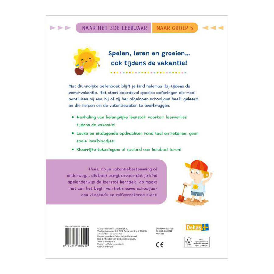 Exercices de comptage et d'écriture amusants pendant les vacances - Groupe 5