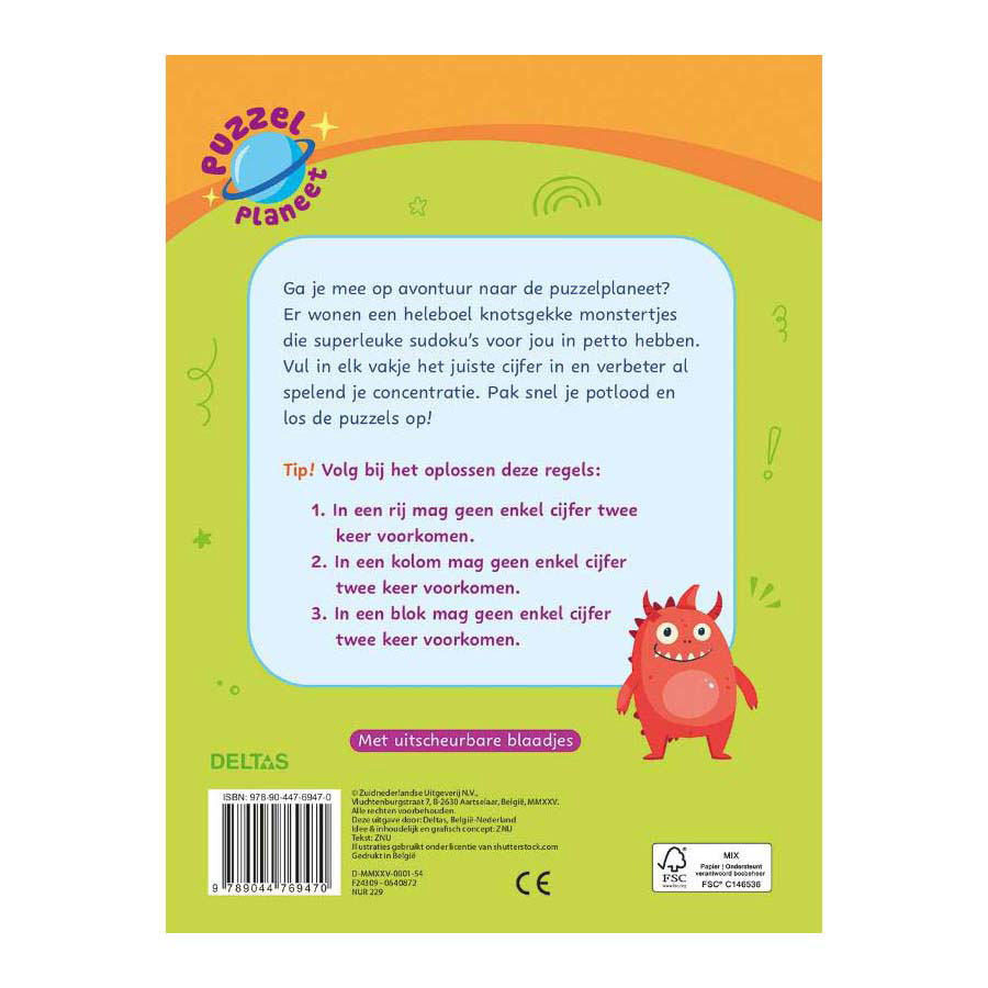 Puzzle Planet - Des puzzles Sudoku super amusants pour les 7-9 ans