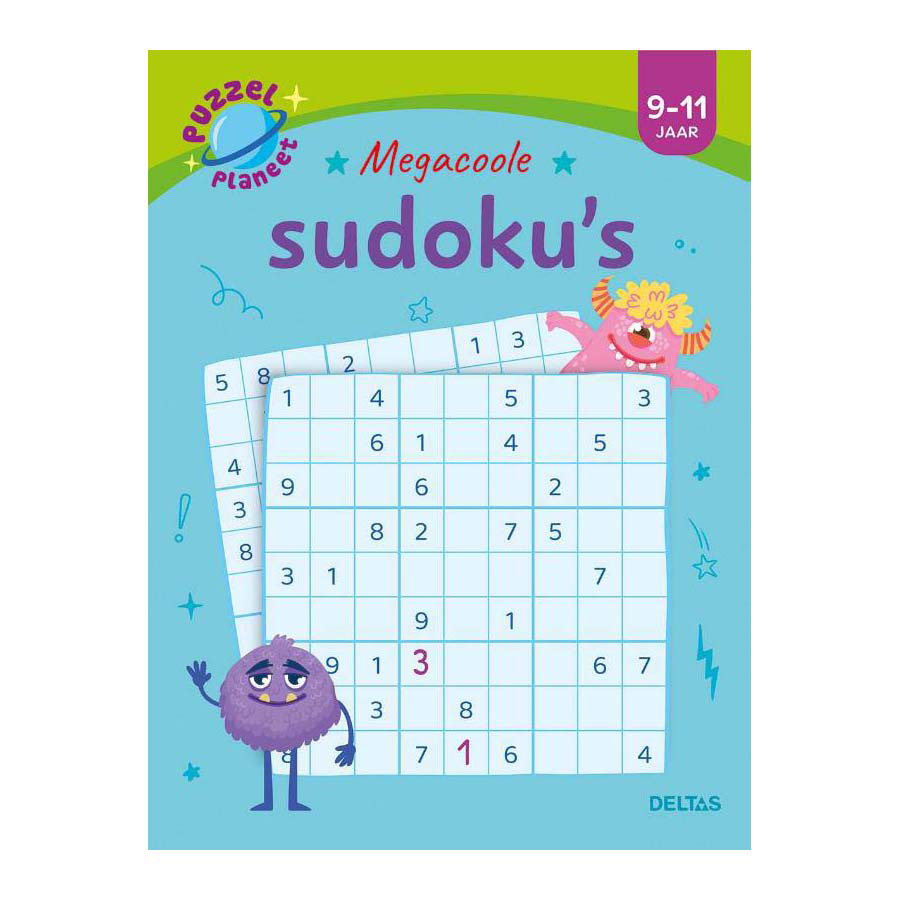Puzzle Planet - Sudokus méga cool 9-11 ans