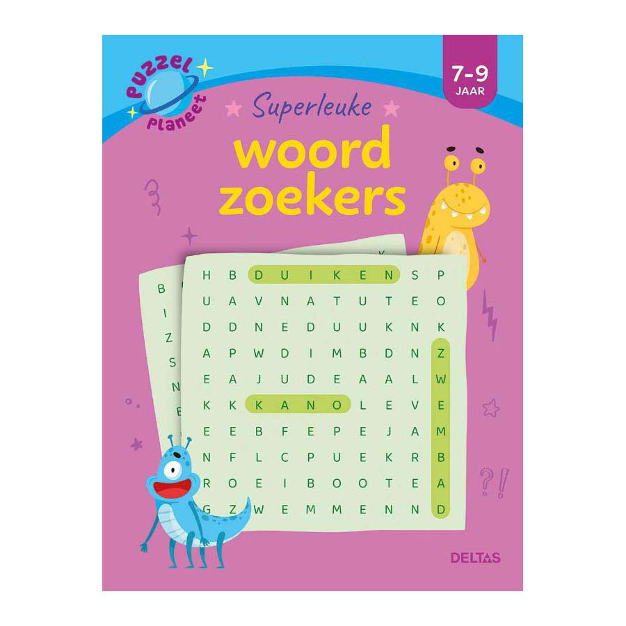 Puzzle Planet - Jeux de recherche de mots super amusants pour les 7-9 ans