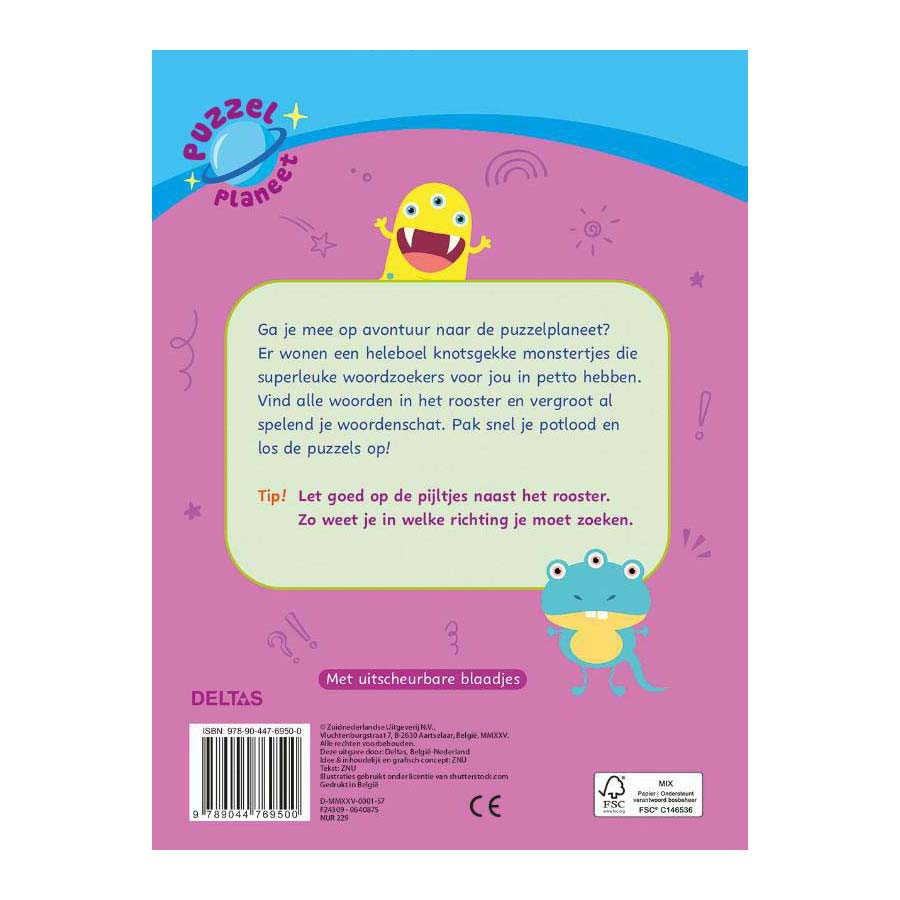 Puzzle Planet - Jeux de recherche de mots super amusants pour les 7-9 ans