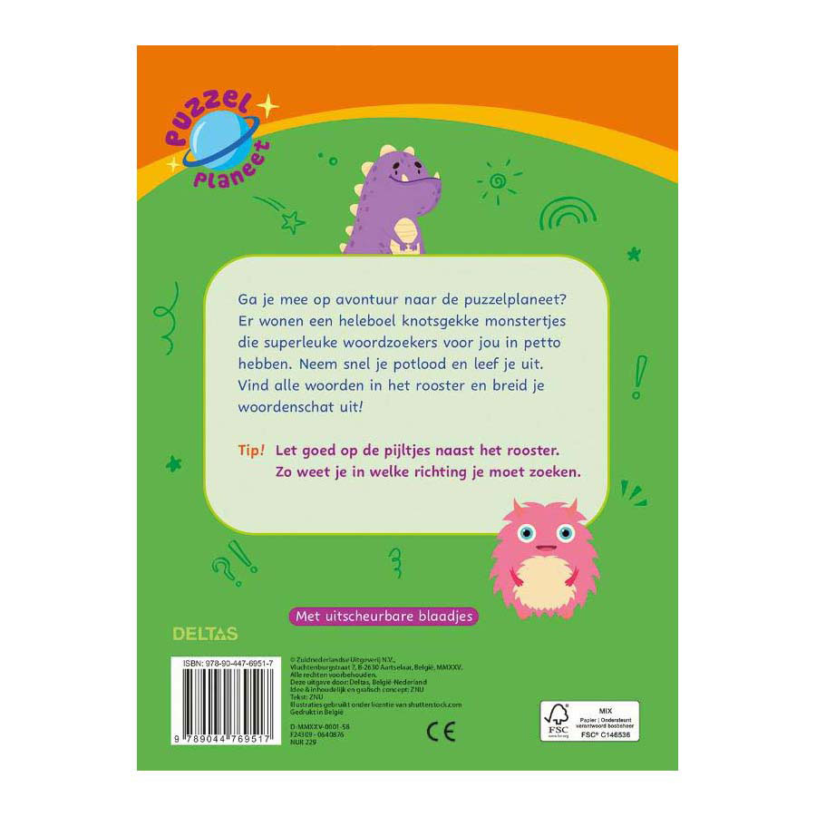 Puzzle Planet - Jeux de recherche de mots super cool pour les 8 à 10 ans