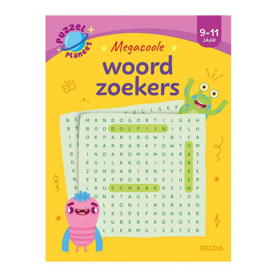Puzzle Planet - Jeux de recherche de mots super cool pour les 9 à 11 ans