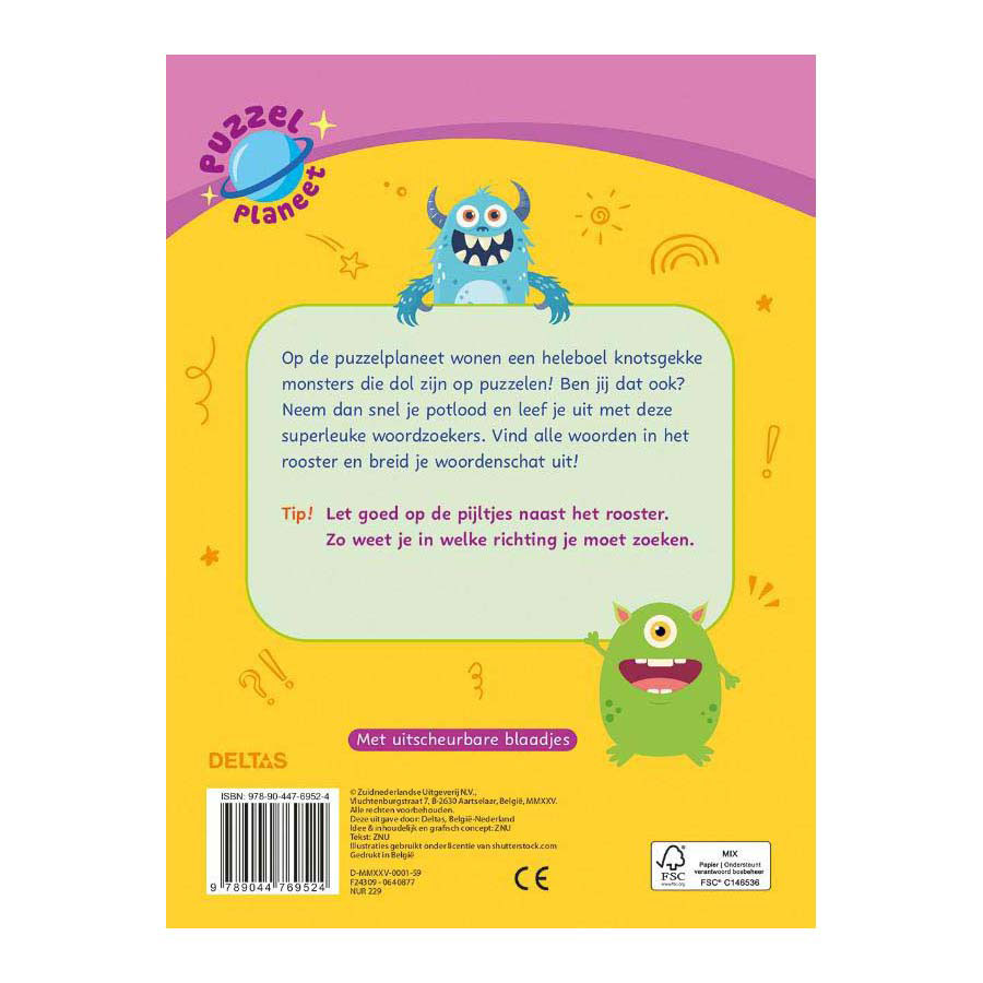 Puzzle Planet - Jeux de recherche de mots super cool pour les 9 à 11 ans