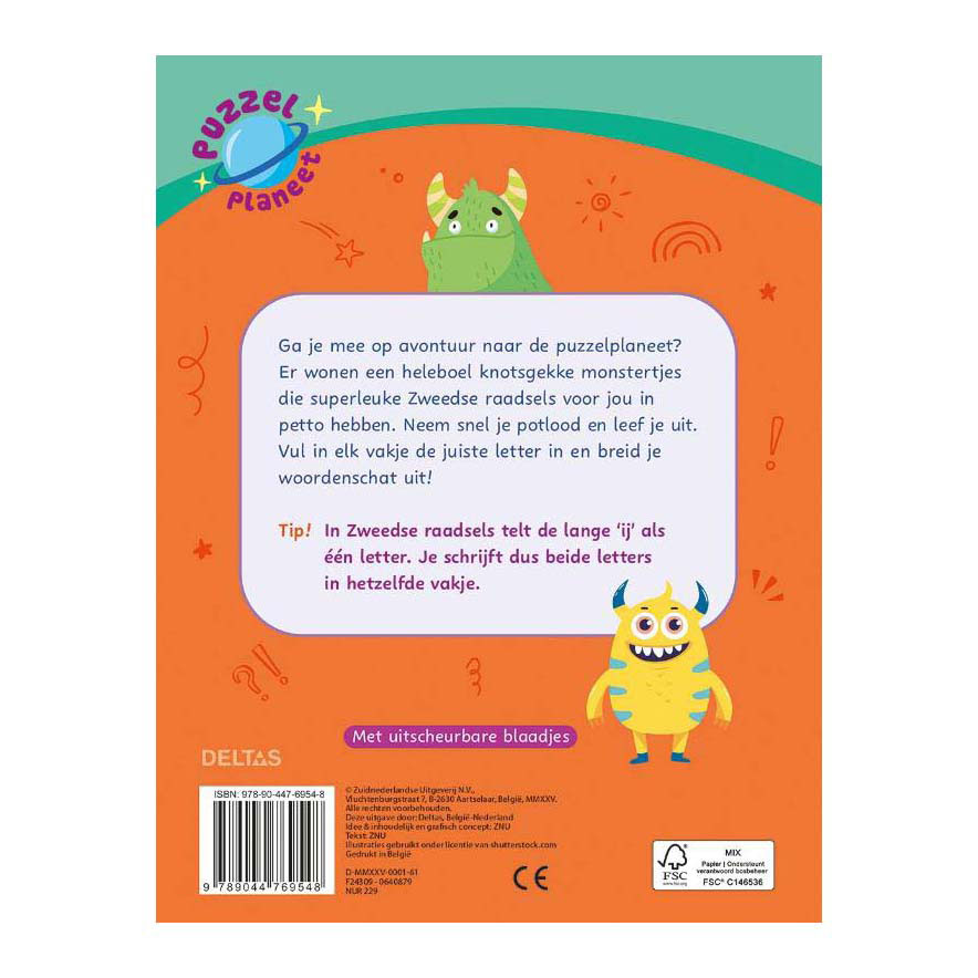Puzzle Planet - Énigmes suédoises super cool 8-10 ans