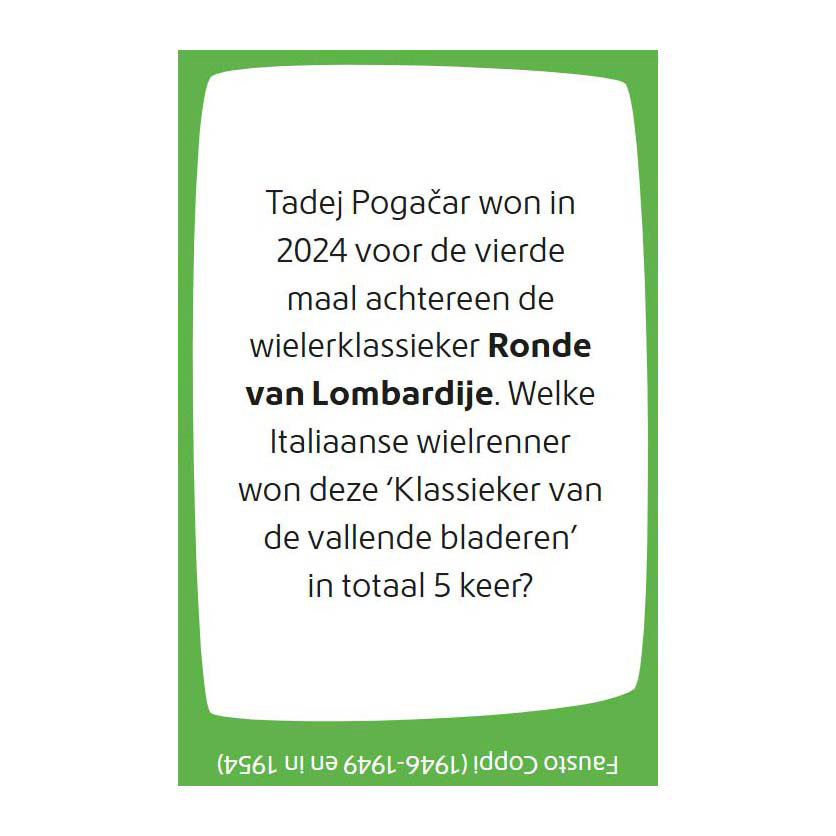 Let's Quiz! - Wielrennen