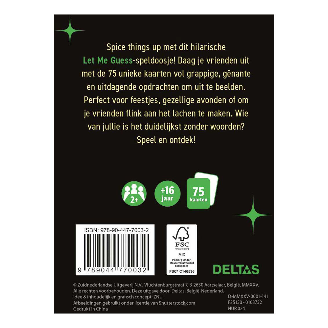 Laissez-moi deviner - Jeux de société