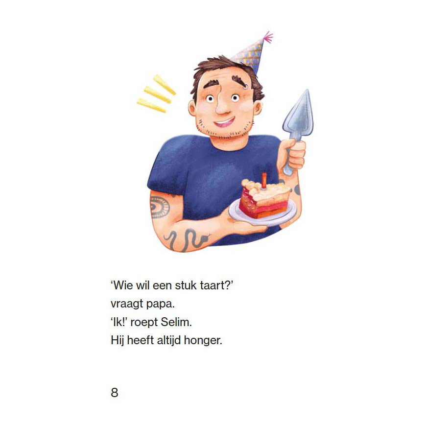 Leesboek Voor Beginnende Lezers - Hoera, ik ben Jarig