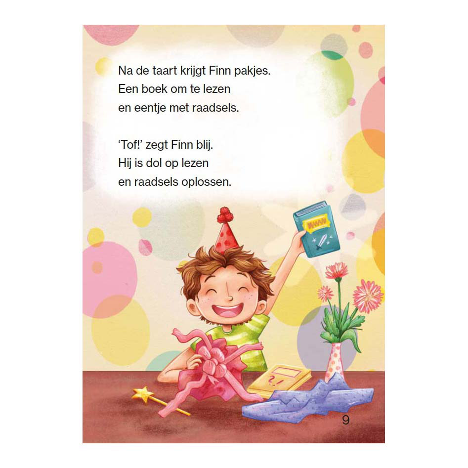 Leesboek Voor Beginnende Lezers - Hoera, ik ben Jarig