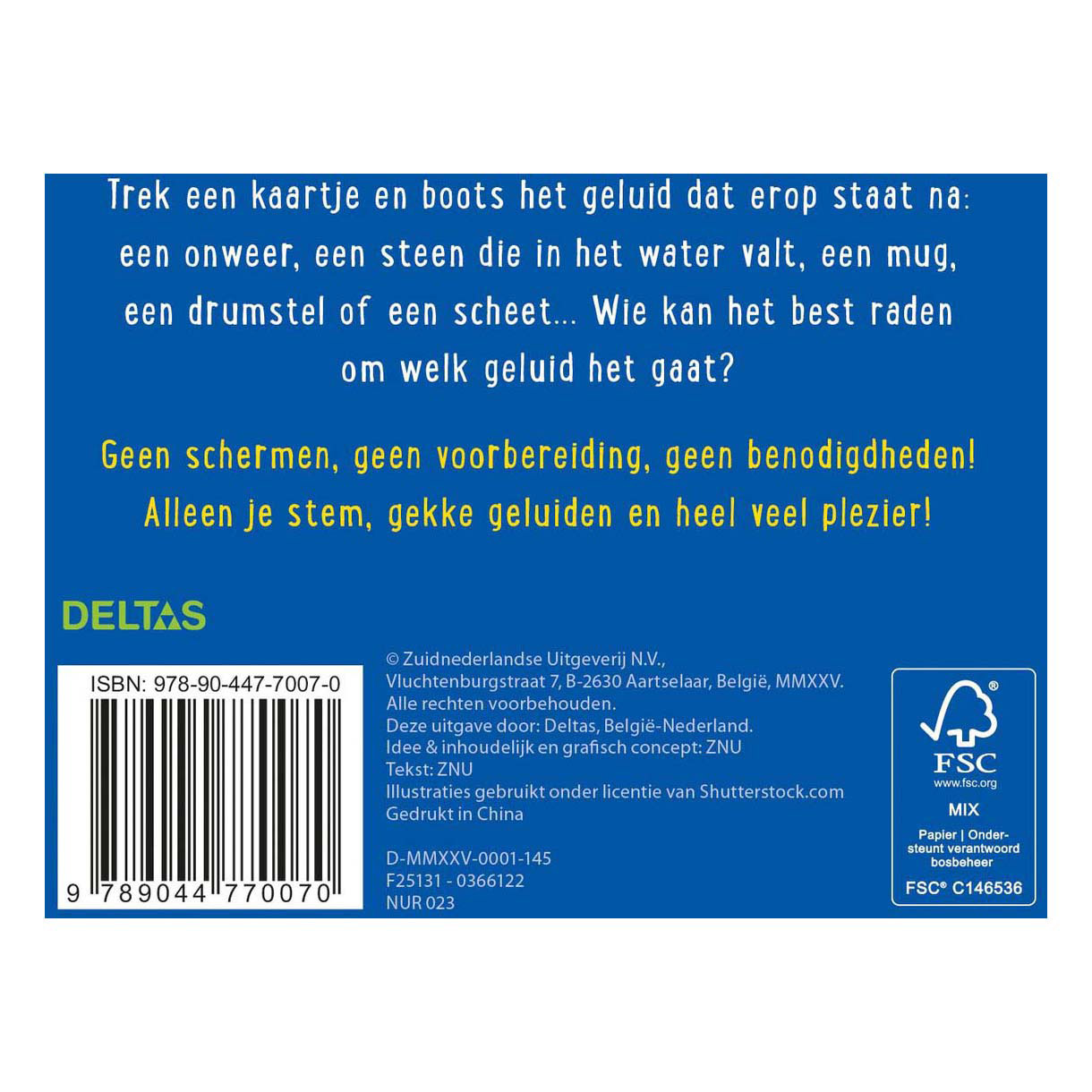 Raad het Geluid - Doos met Kaarten