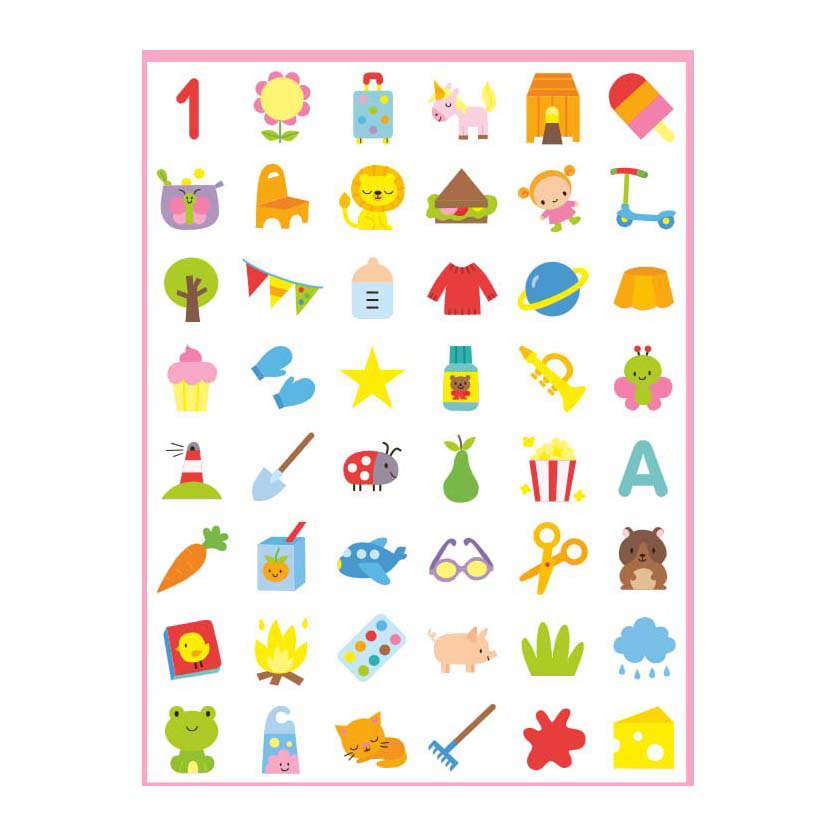 Mijn Eerste Woordjes Kleur- en Stickerboek - 3-5 Jaar