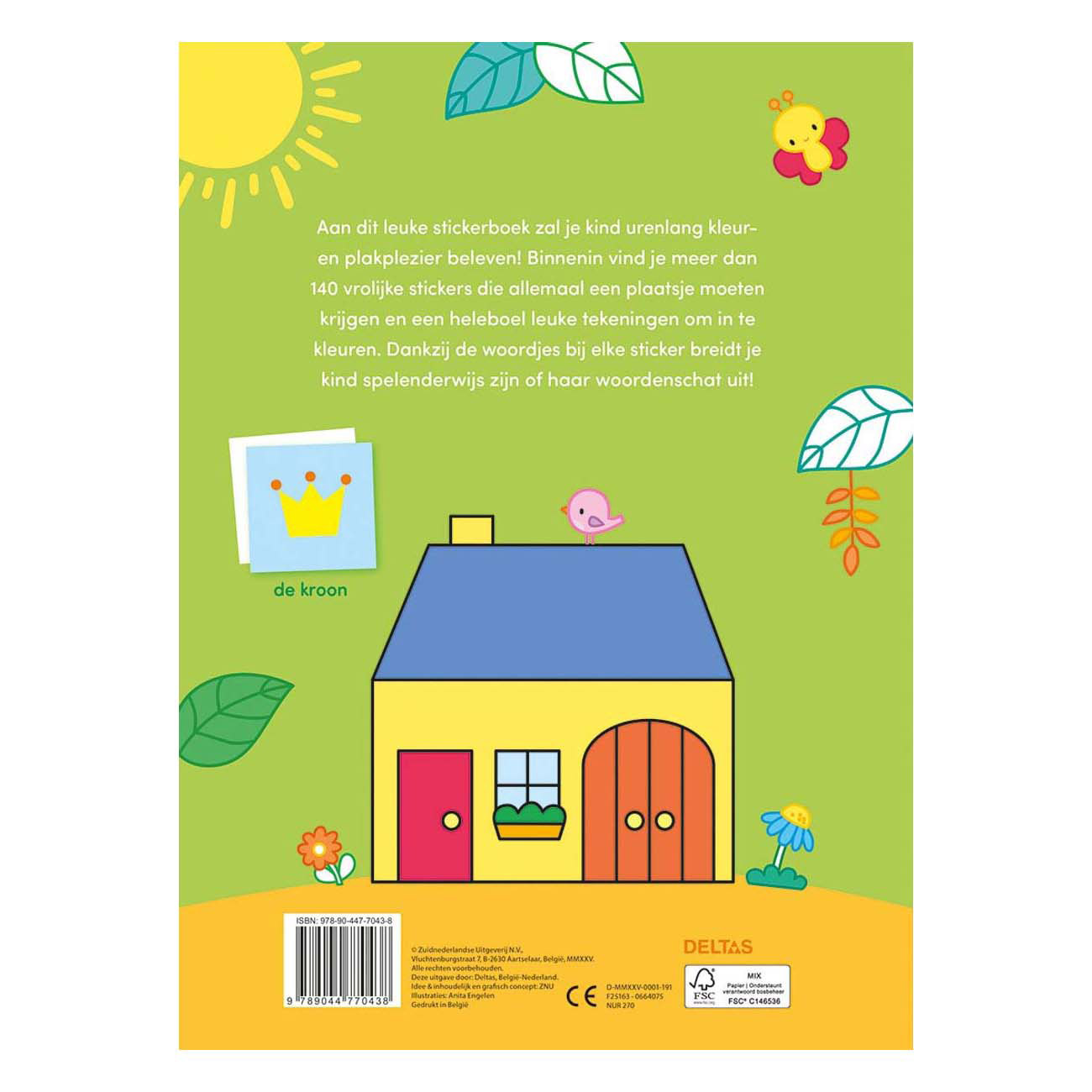 Mijn Eerste Woordjes Kleur- en Stickerboek - 3-5 Jaar