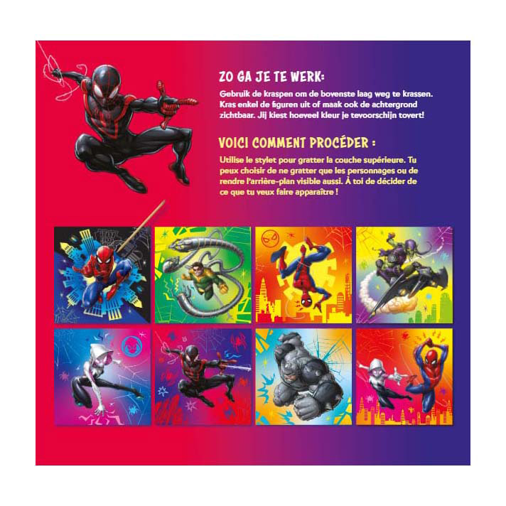 Marvel Spider-Man Kraskaarten