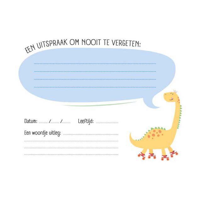 Mijn Leukste Uitspraken Boek (Groen)