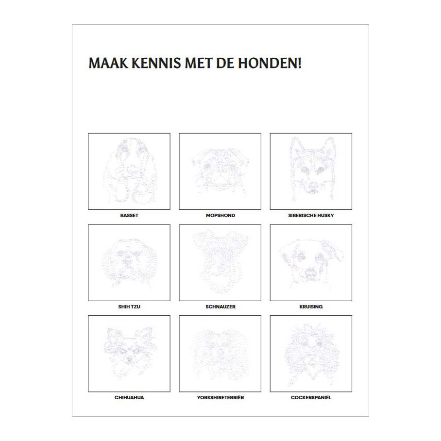 World of dogs Tekenen van Punt tot Punt