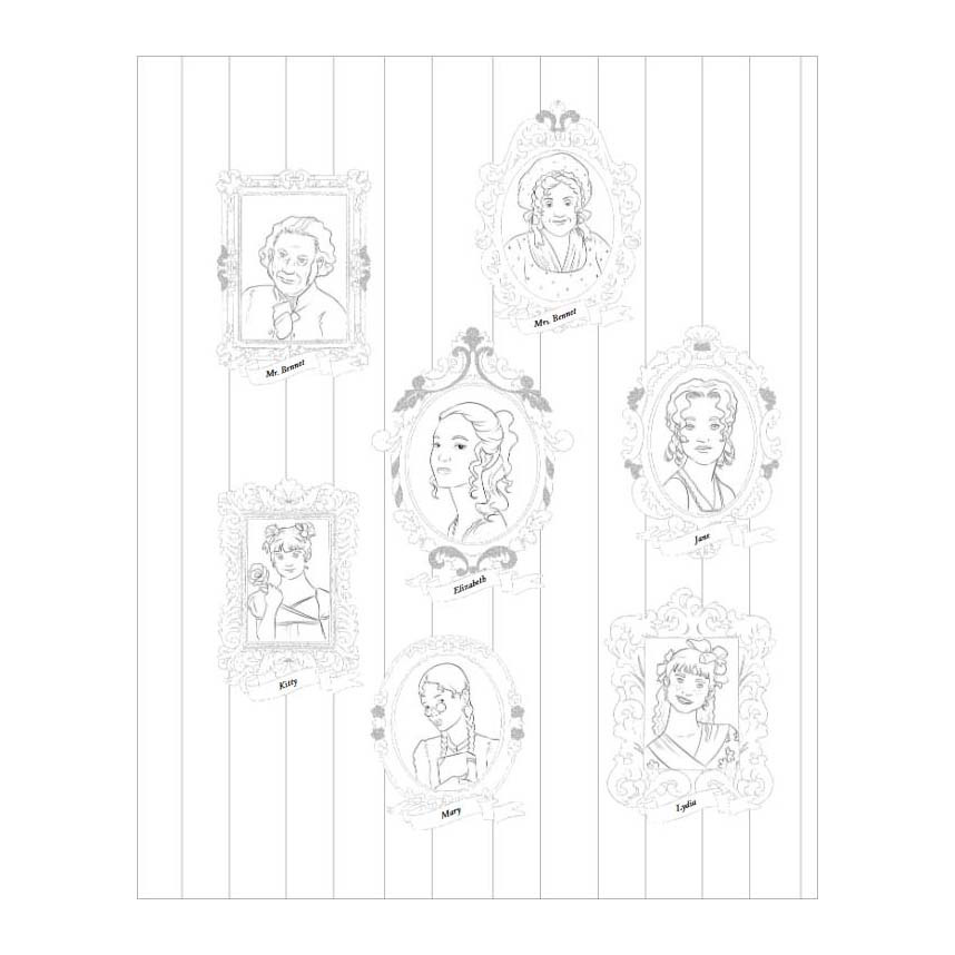 Pride & Prejudice Kleurboek Voor Volwassenen