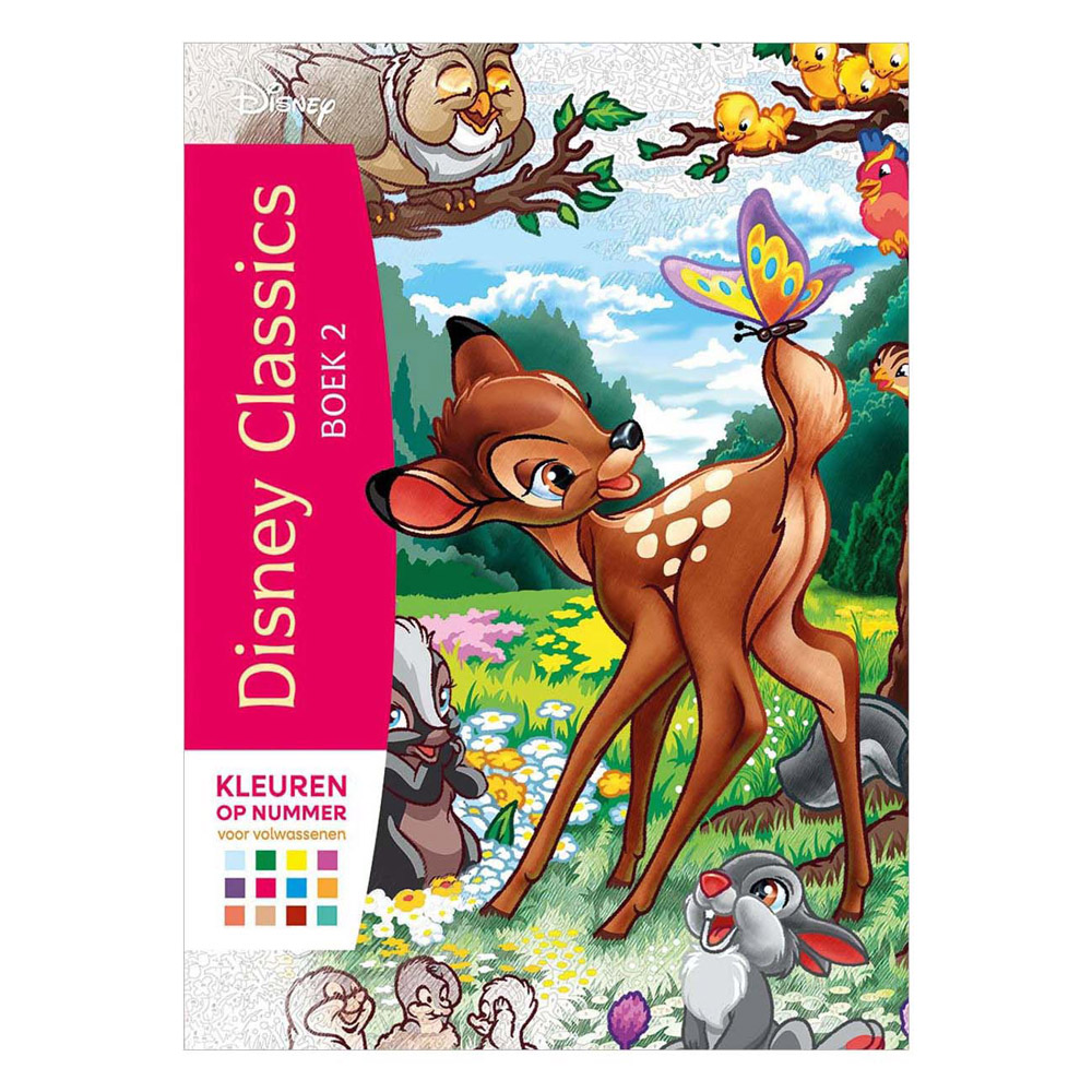Disney Classics Boek 2 - Kleuren op Nummer Voor Volwassenen