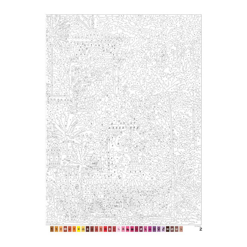 Disney Classics Boek 2 - Kleuren op Nummer Voor Volwassenen