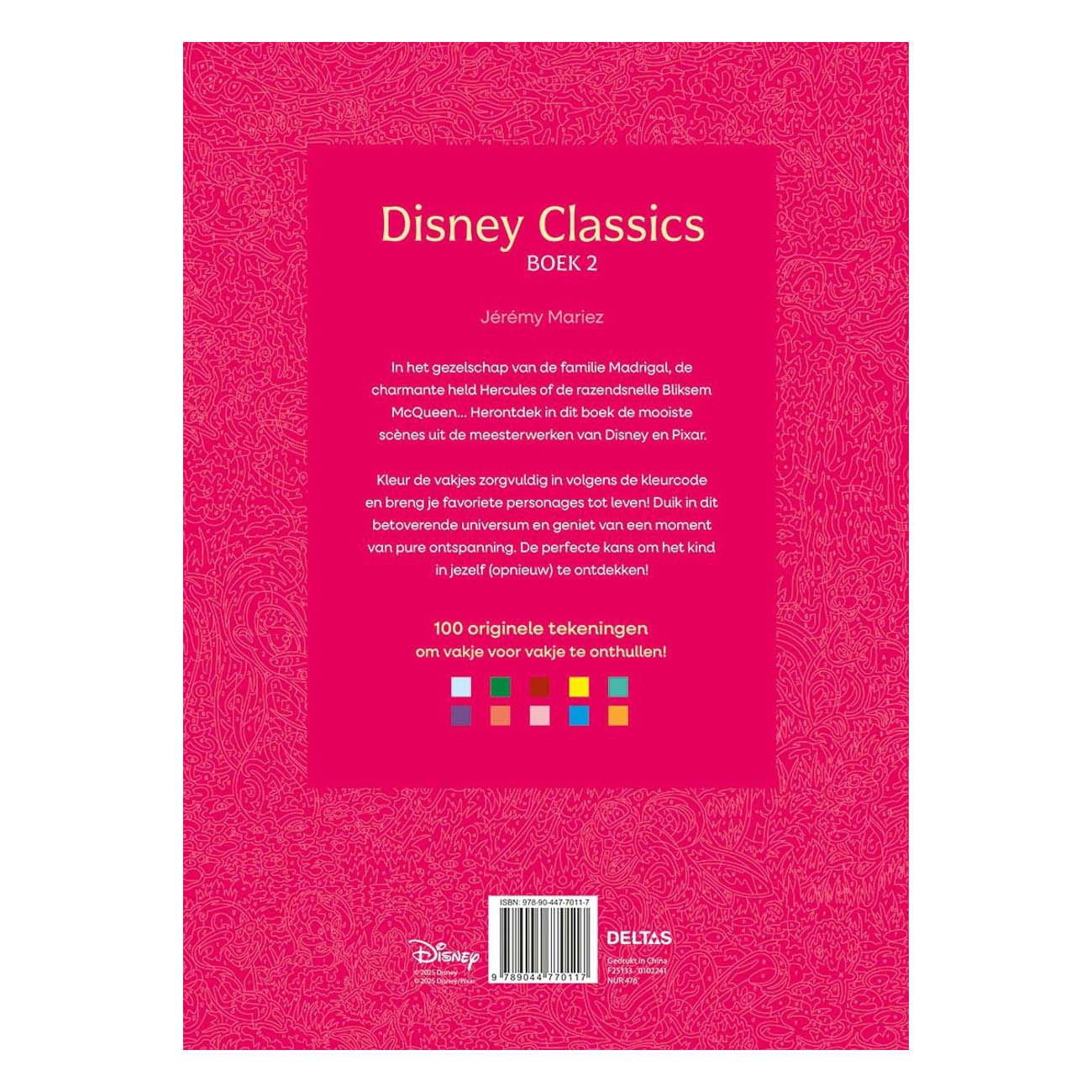 Disney Classics Boek 2 - Kleuren op Nummer Voor Volwassenen