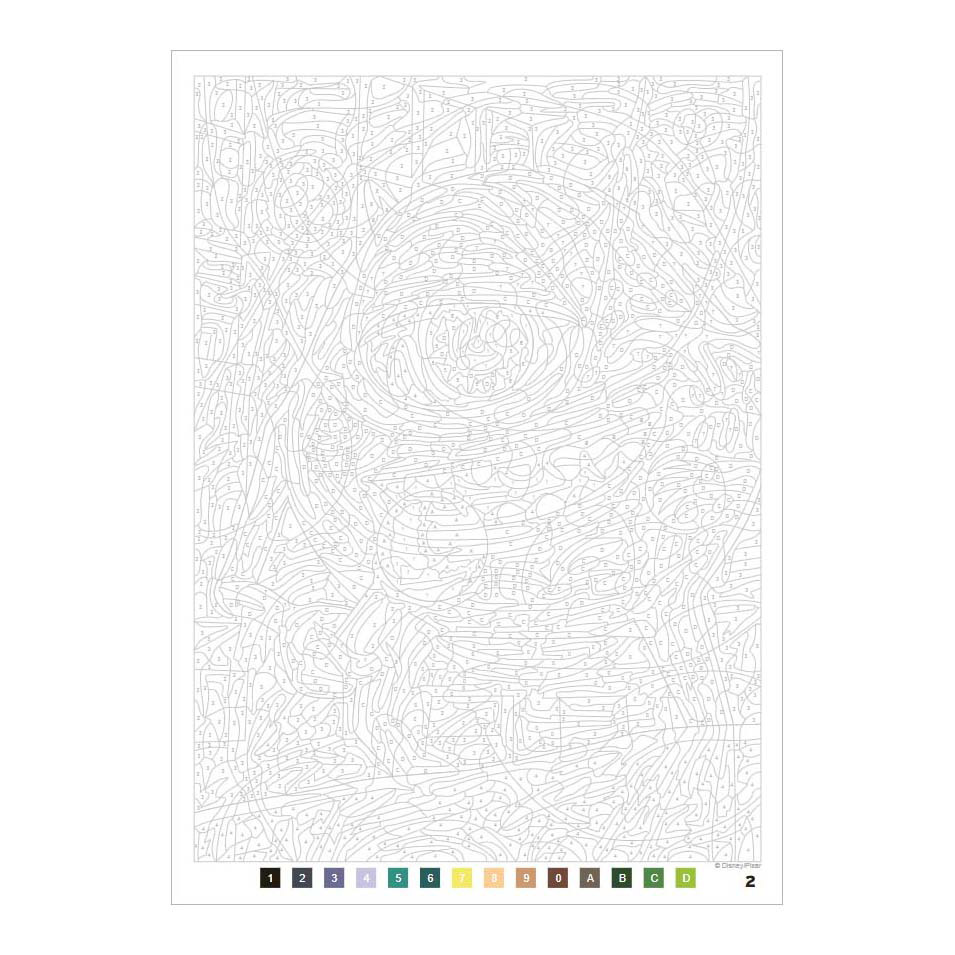 Disney Pixar - Kleuren op Nummer Voor Volwassenen