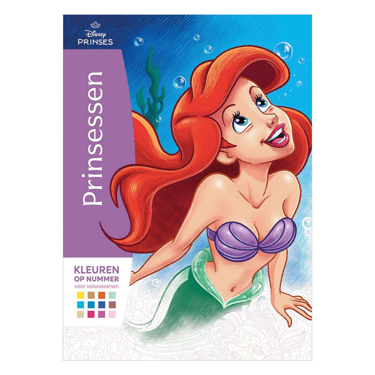 Disney Princess - Kleuren op Nummer Voor Volwassenen