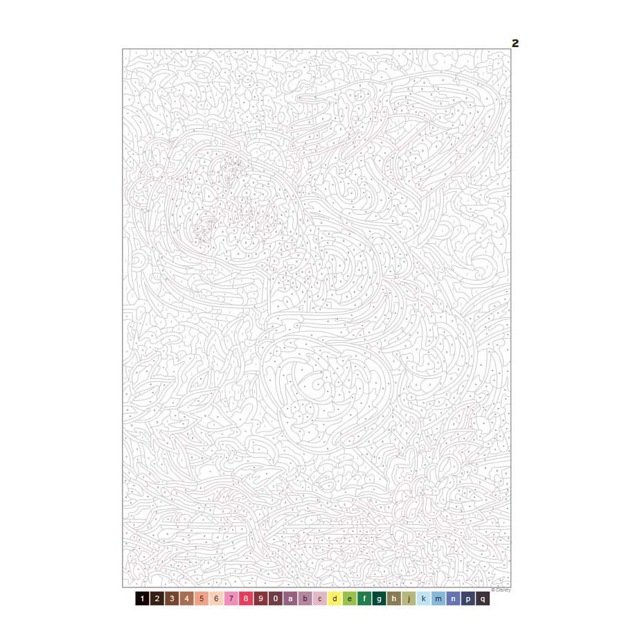 Disney Princess - Kleuren op Nummer Voor Volwassenen