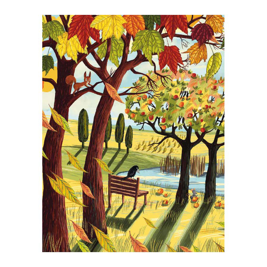 Op een Zonnige Herfstdag